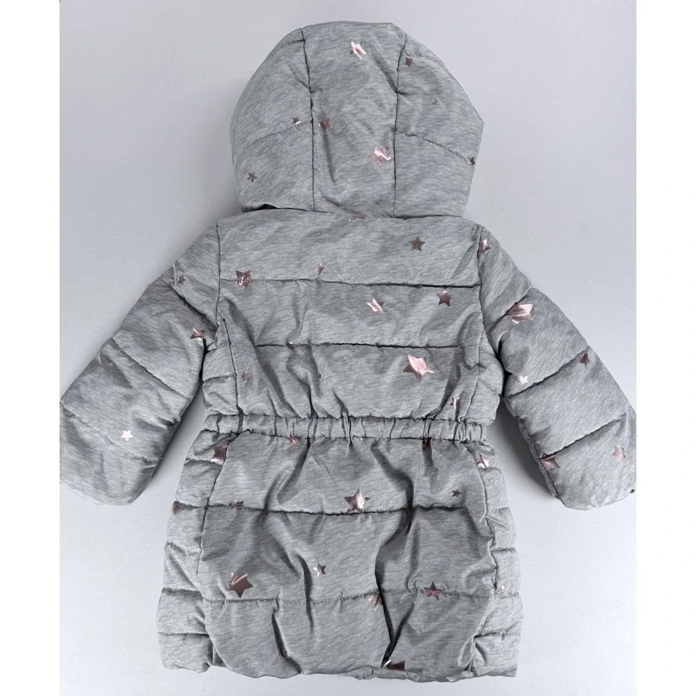 Baby GAP Girls ColdControl Max Hood Insulated Water Resistant Star Puffer 18-24M